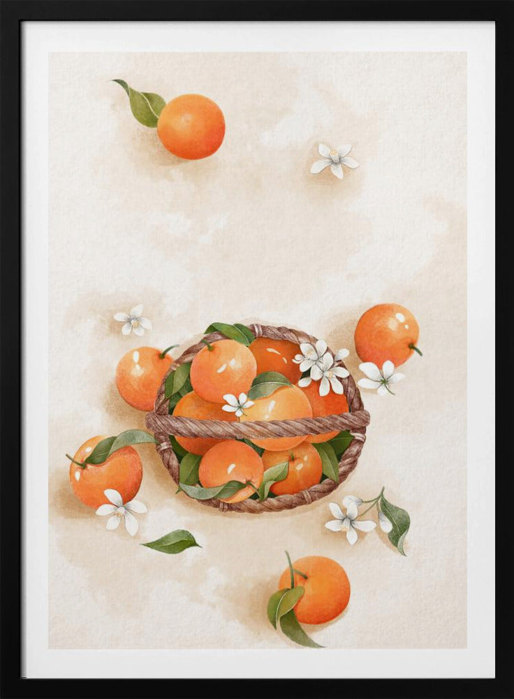 Saftige Orange | Poster - Kunstdruck