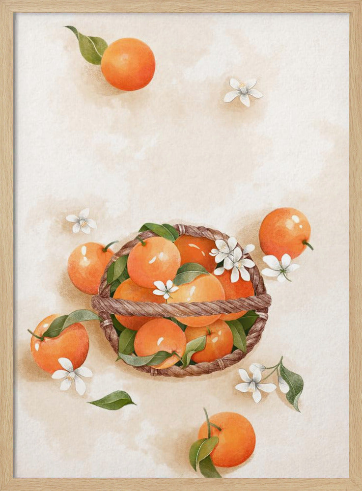 Saftige Orange | Poster - Kunstdruck