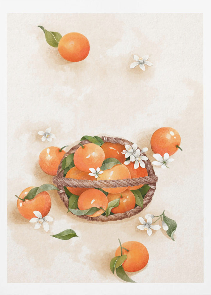 Saftige Orange | Poster - Kunstdruck