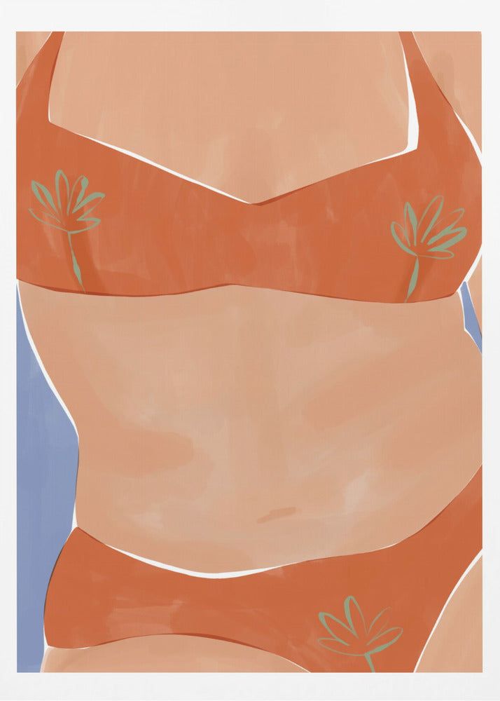 Belle en bikini | Affiche