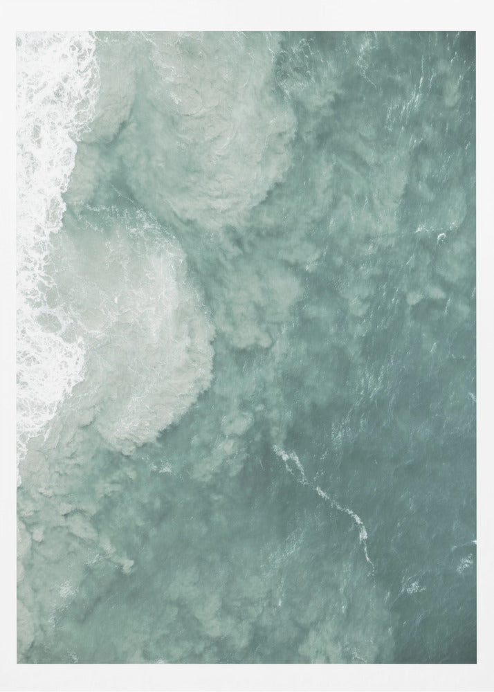 Ocean's Gentle Swirl | Poster