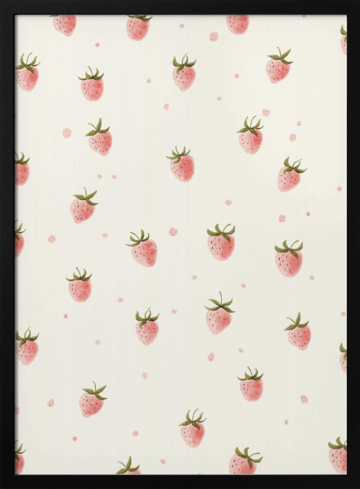 Fraise fraîche simple | Posters - Affiche Artistique