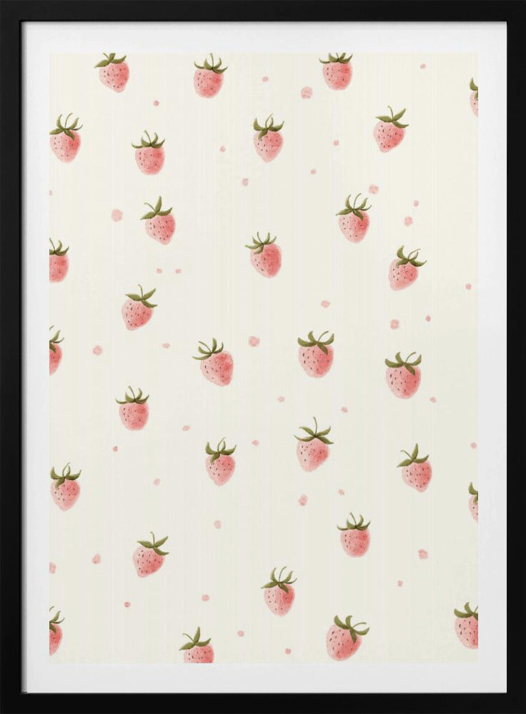 Fraise fraîche simple | Posters - Affiche Artistique