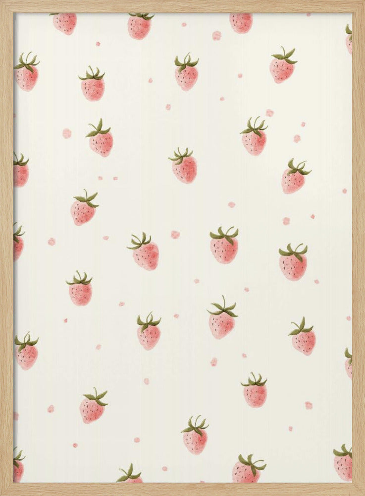 Fraise fraîche simple | Posters - Affiche Artistique
