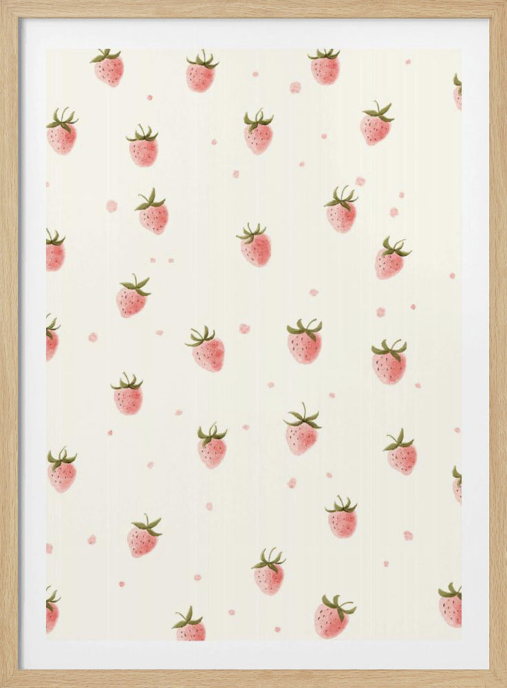 Fraise fraîche simple | Posters - Affiche Artistique
