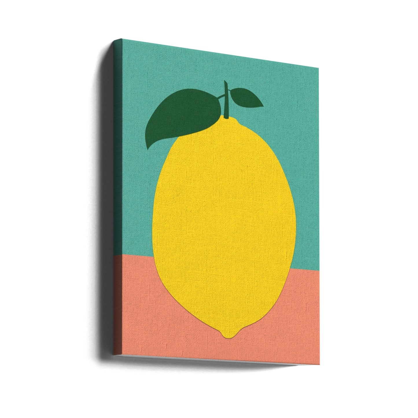 Citron med två blad | Canvas