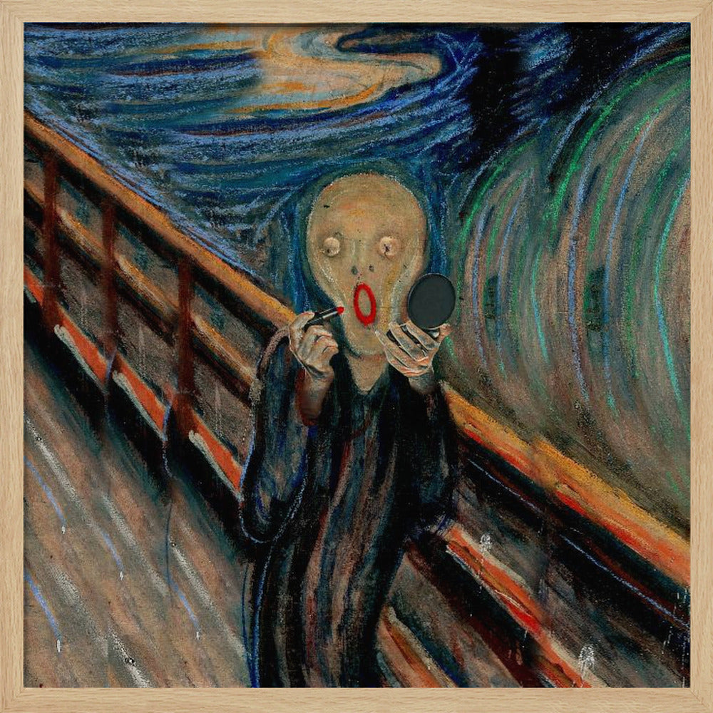 Maquillage hurlant | Affiche