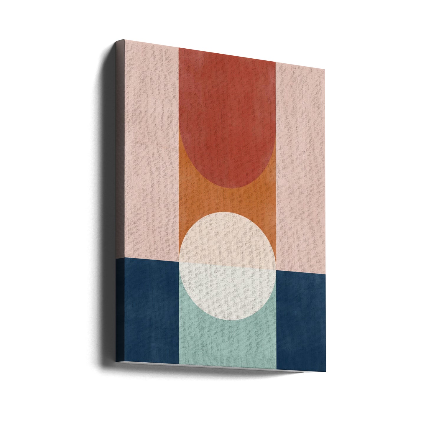 Abstrakt design med geometriska former | Canvas