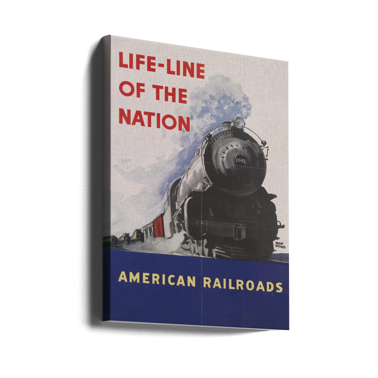 Ferrocarriles americanos: Línea vital de la nación | Impresiones en Lienzo