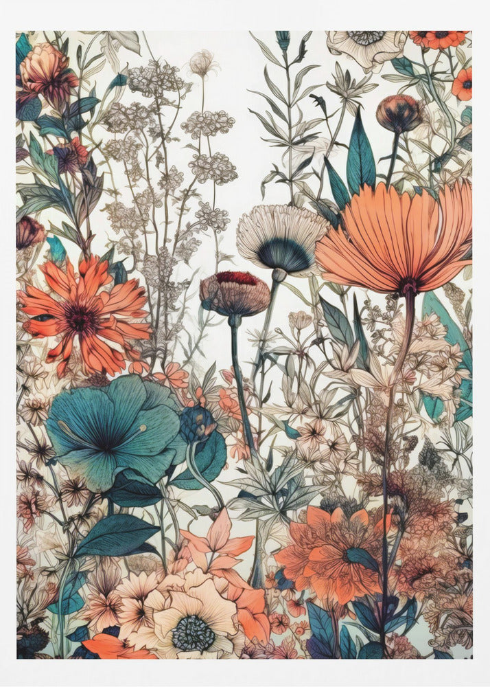 Fleurs des prés 9 | Affiche