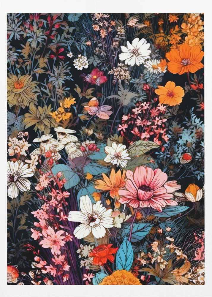 Fleurs des prés 8 | Affiche