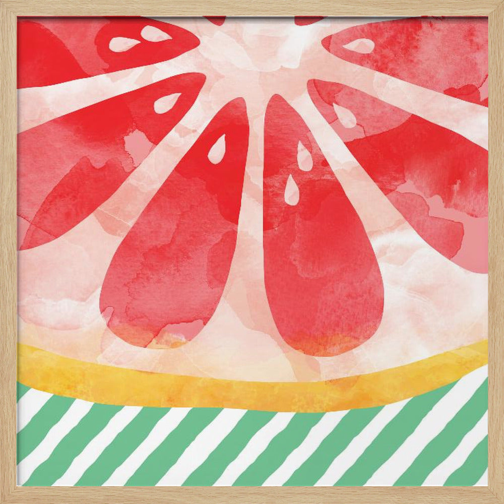Pamplemousse rouge | Posters - Affiche Artistique