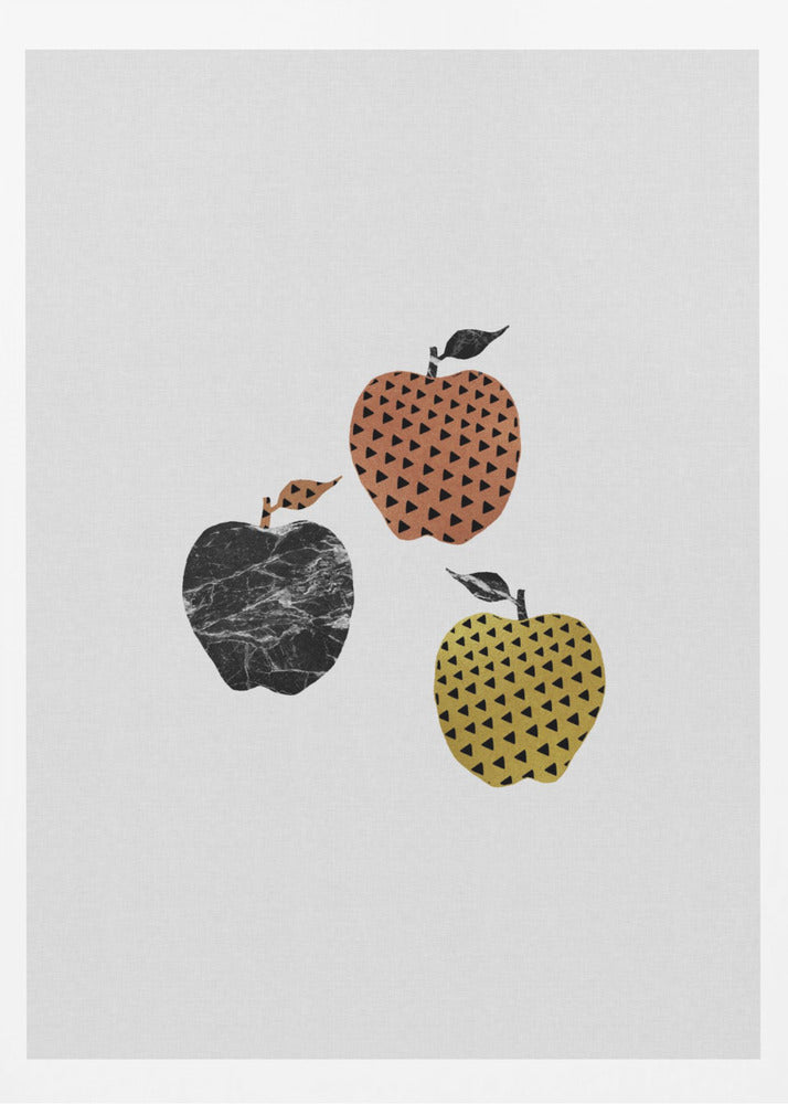 Scandi Apples | Poster