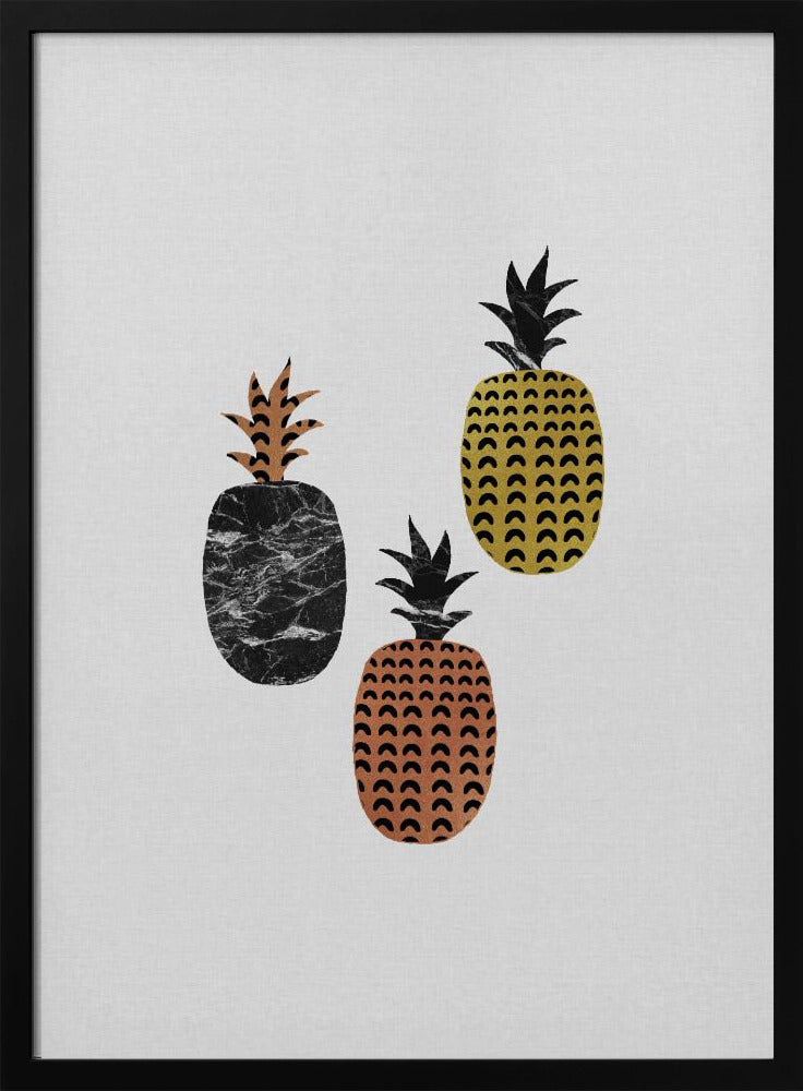 Scandi Pineapples | Poster