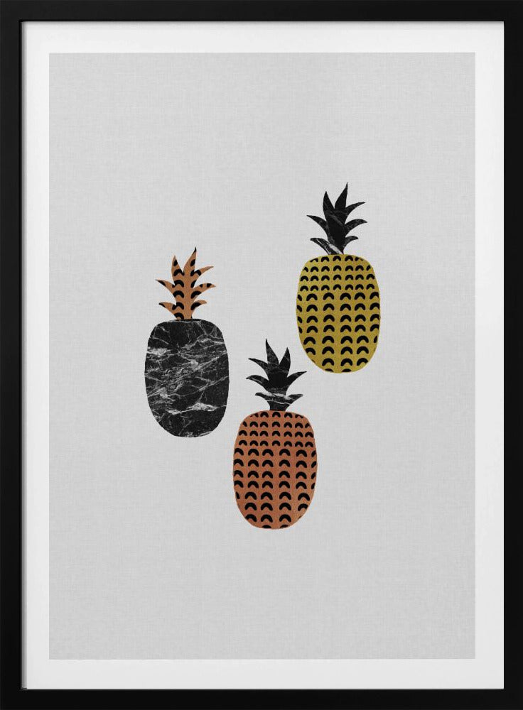 Scandi Pineapples | Poster