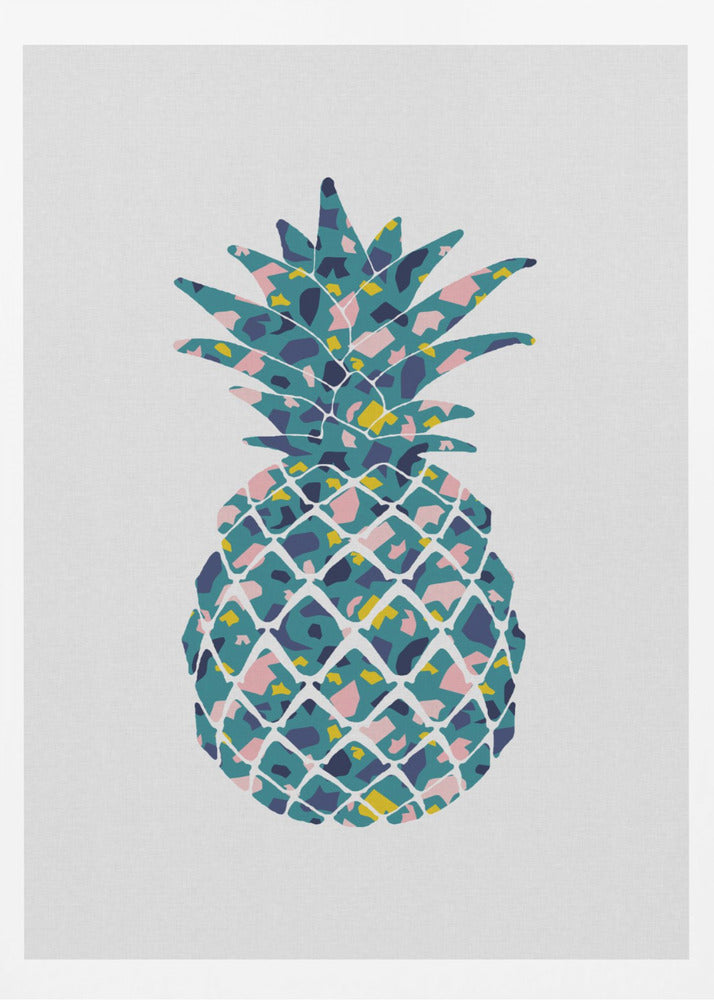 Sinivihreä ananas | Julisteet - Taidevedokset