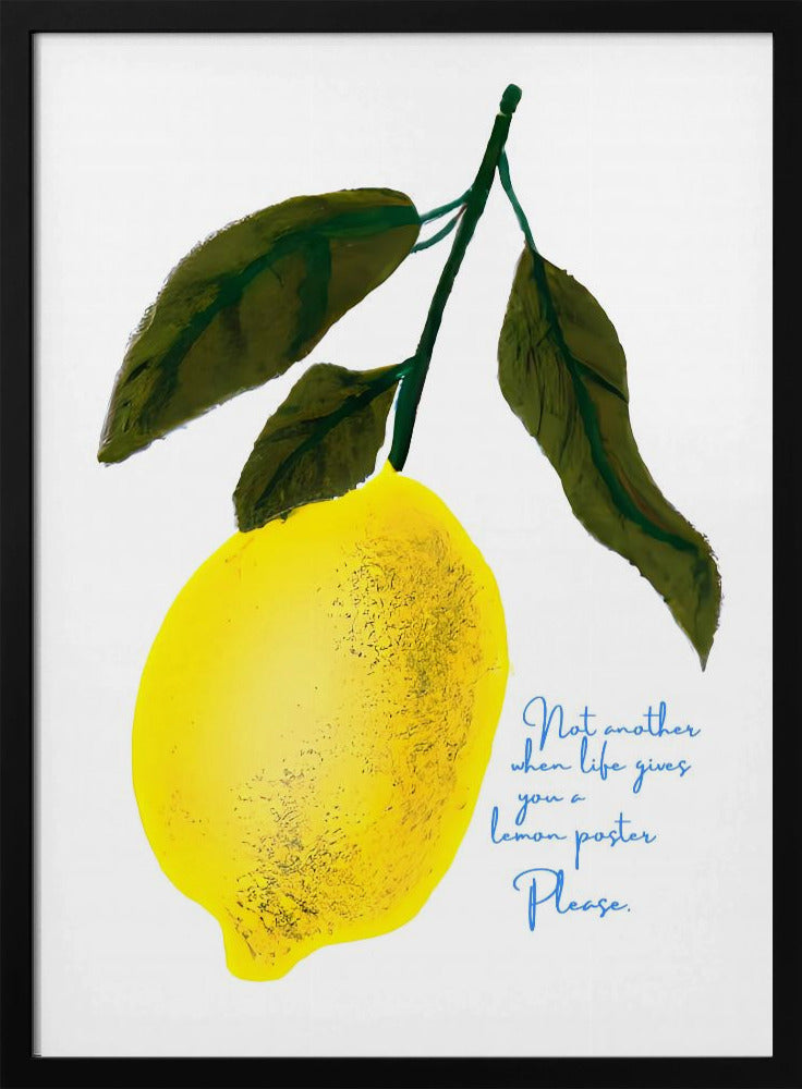 Note di testa al limone | Poster - Stampe d’Arte