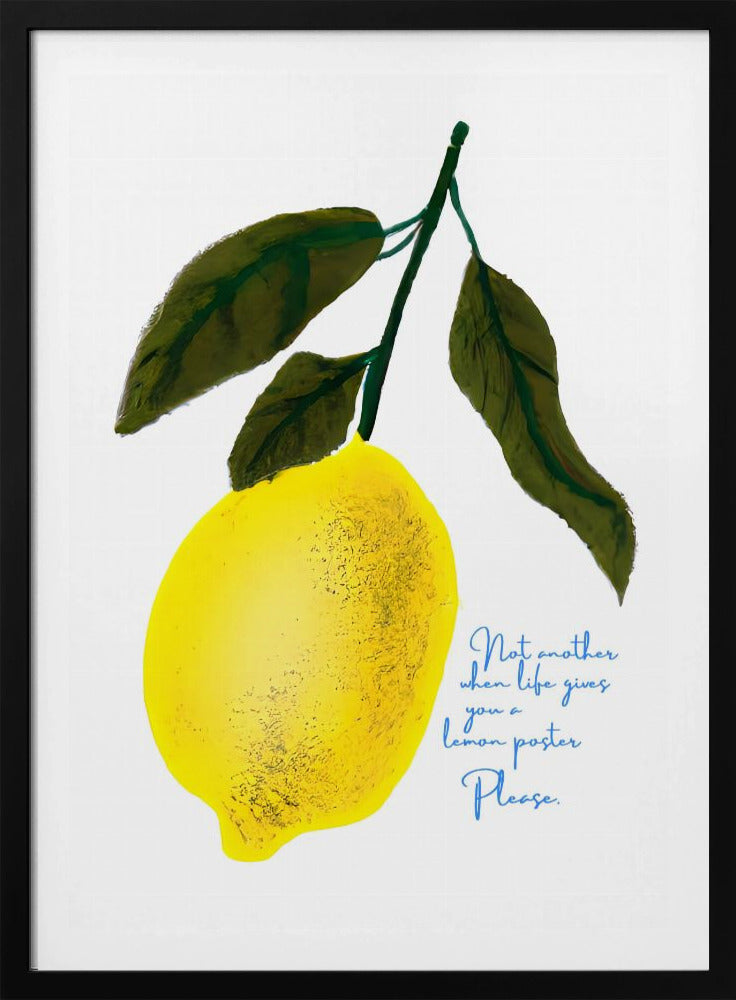 Note di testa al limone | Poster - Stampe d’Arte