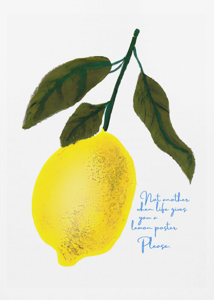 Note di testa al limone | Poster - Stampe d’Arte