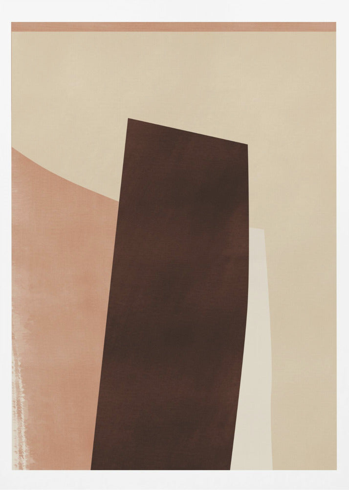 Formes géométriques aux tons naturels | Affiches