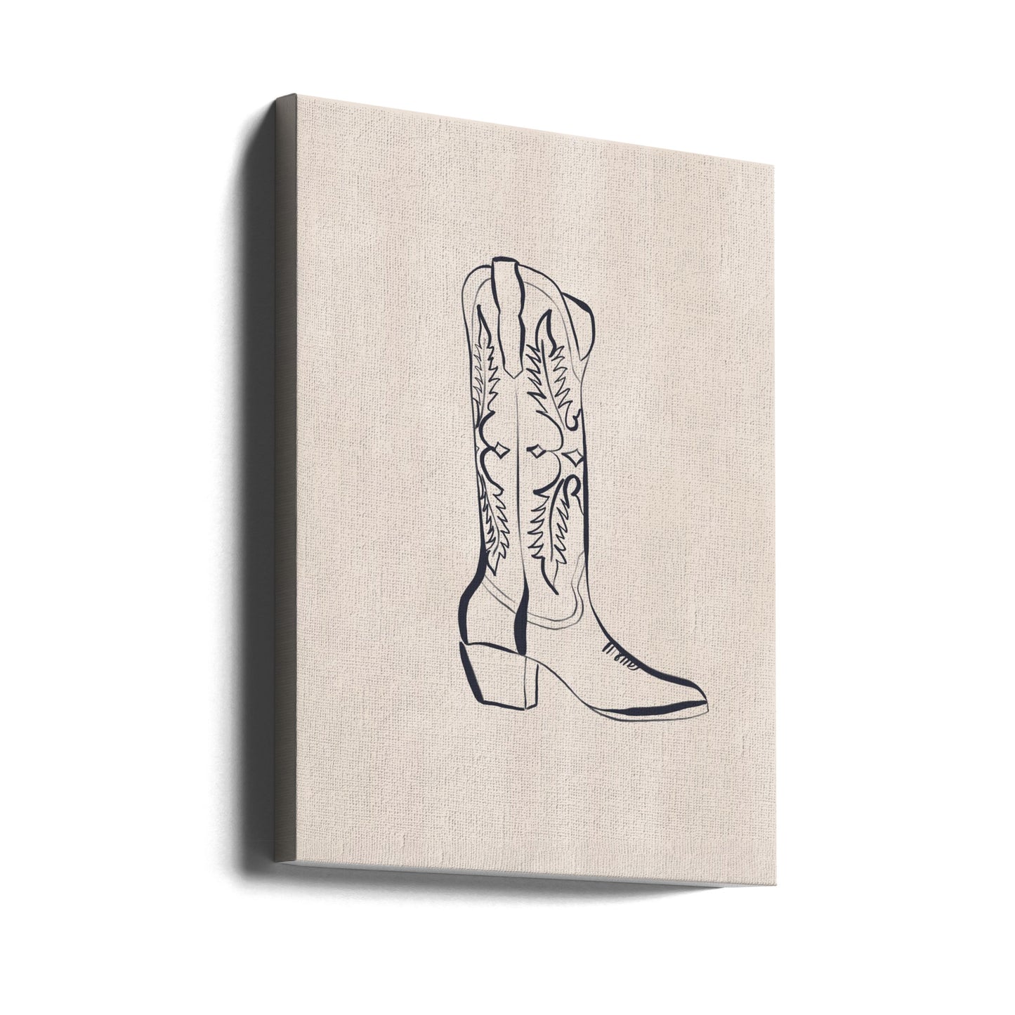 Cowboystøvler af Ivy Green Illustrations | Lærredsbilleder
