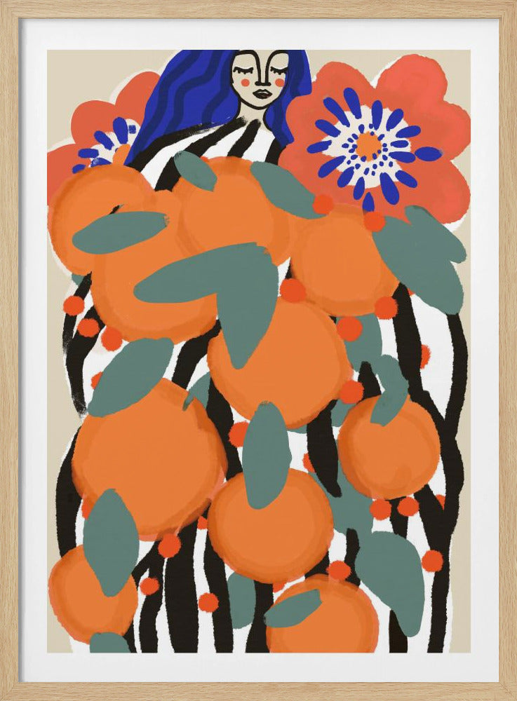 Frugtprinsesse | Plakater - Kunsttryk