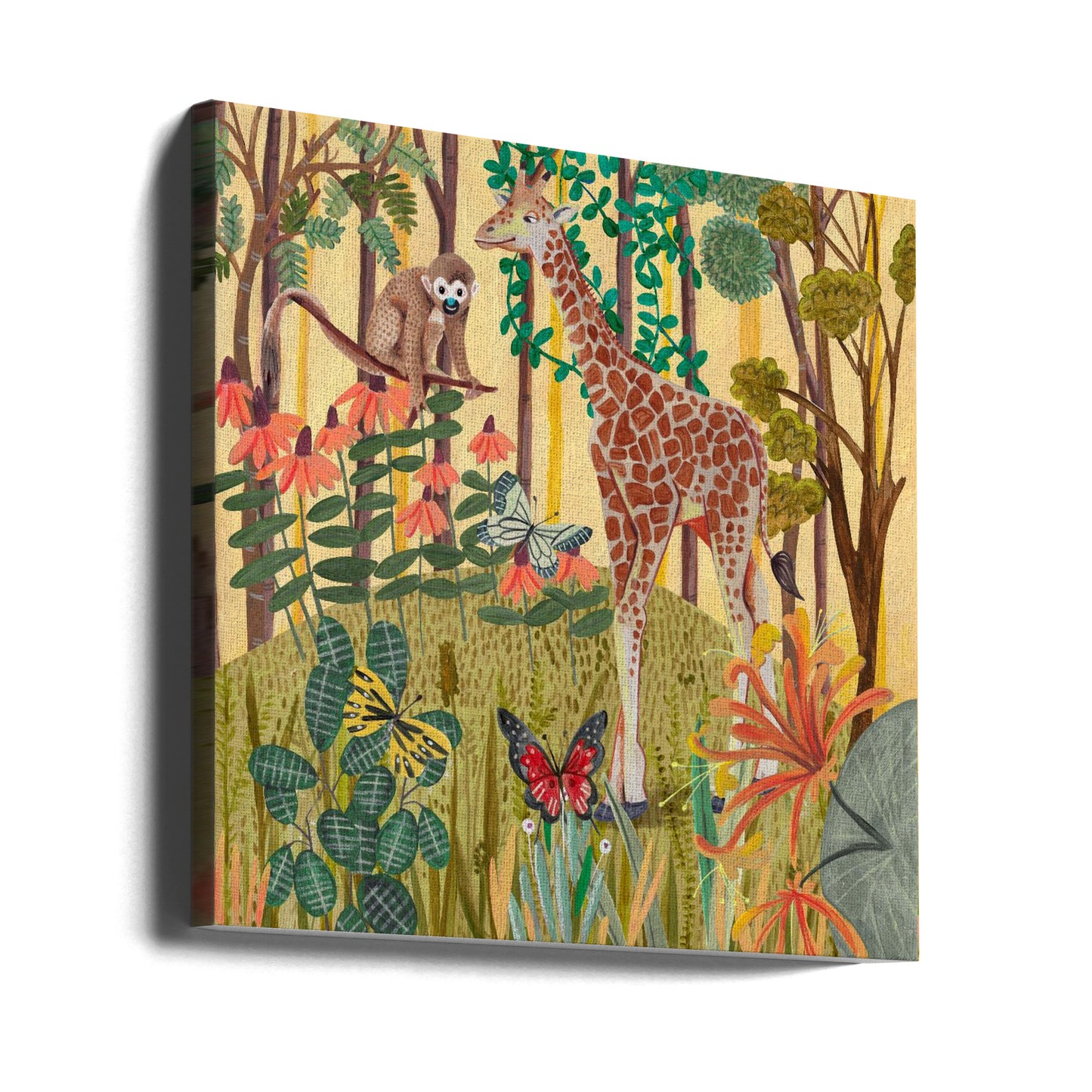Giraffe in der Natur | Leinwand-Bilder