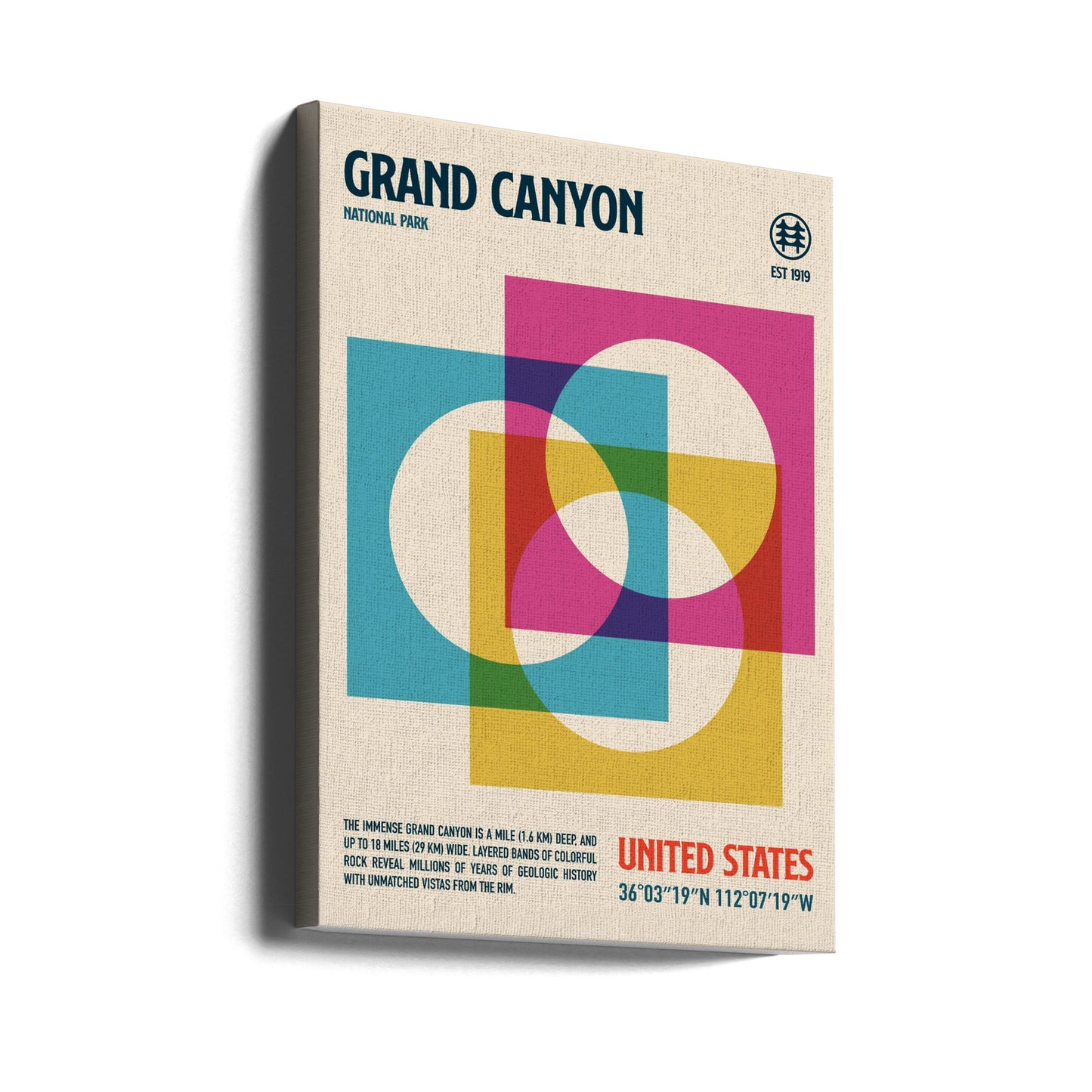 Viaje al Parque Nacional del Gran Cañón Posters - Impresiones de Arte | Impresiones en Lienzo