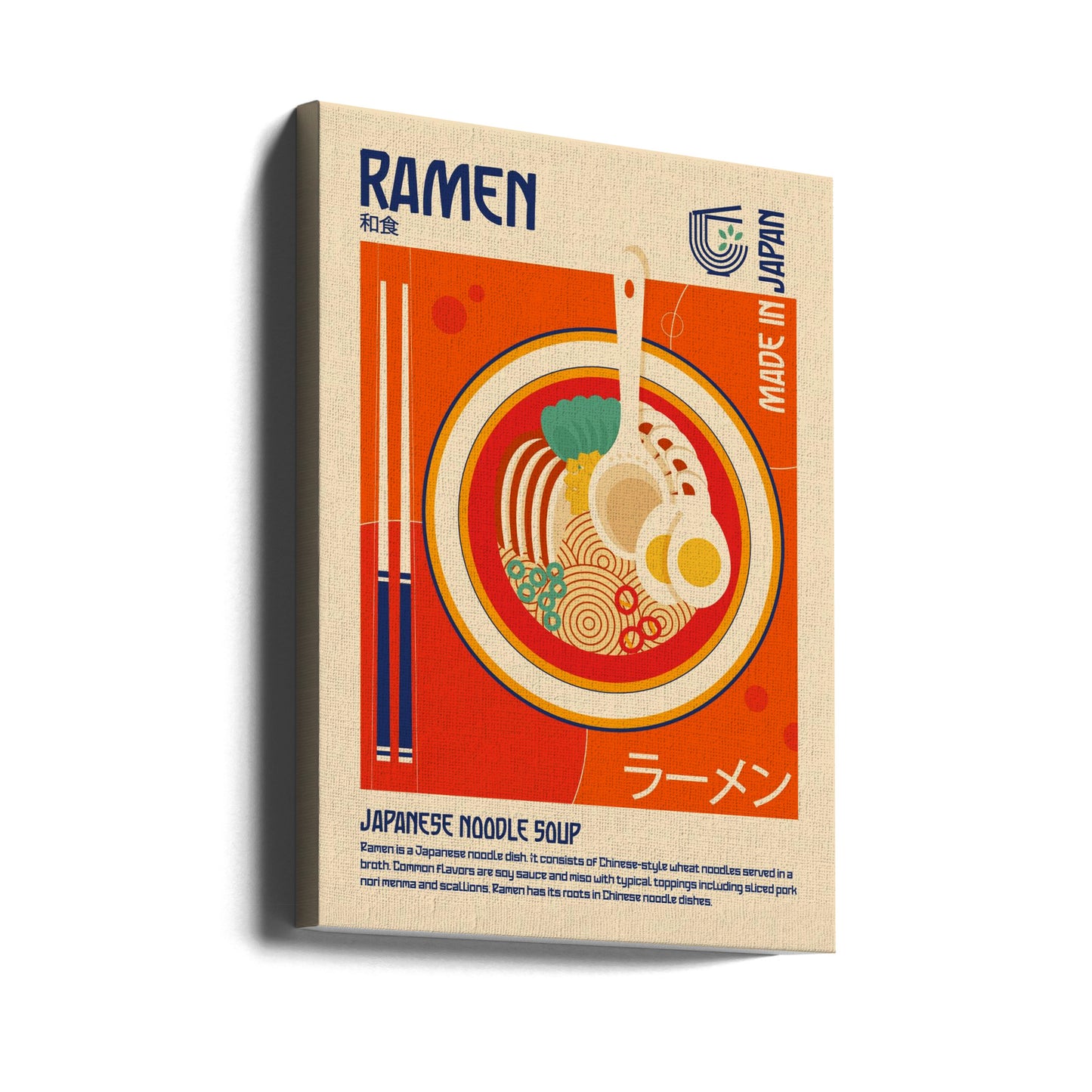 Ramen Nourriture Japonaise Imprimer | Tableaux sur Toile
