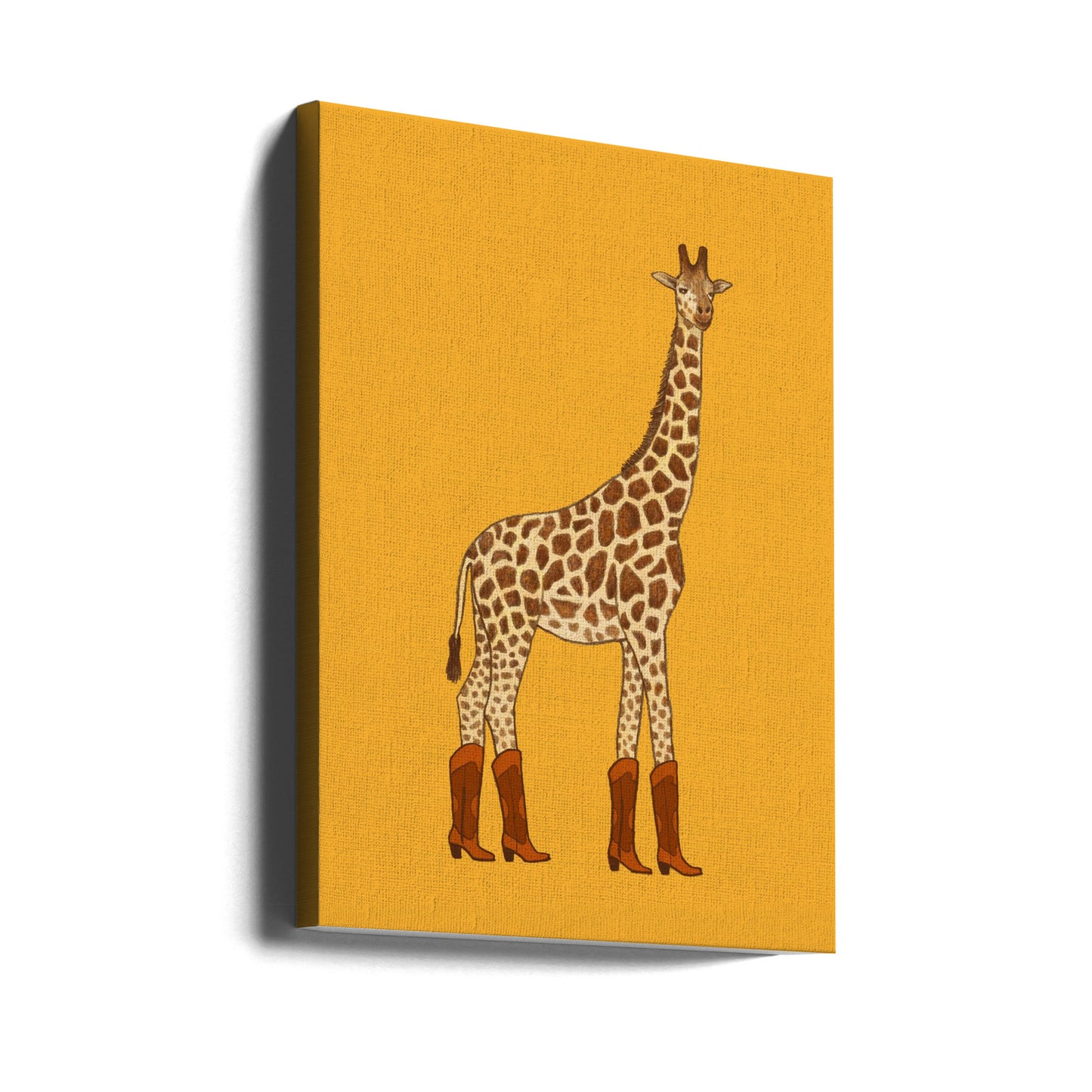 Jolene, die Cowgirl-Giraffe | Leinwand-Bilder