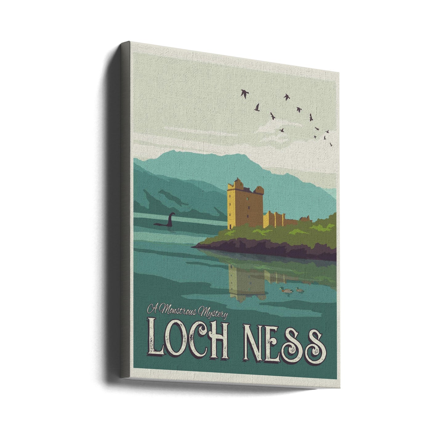 Loch Ness resetryck | Canvas