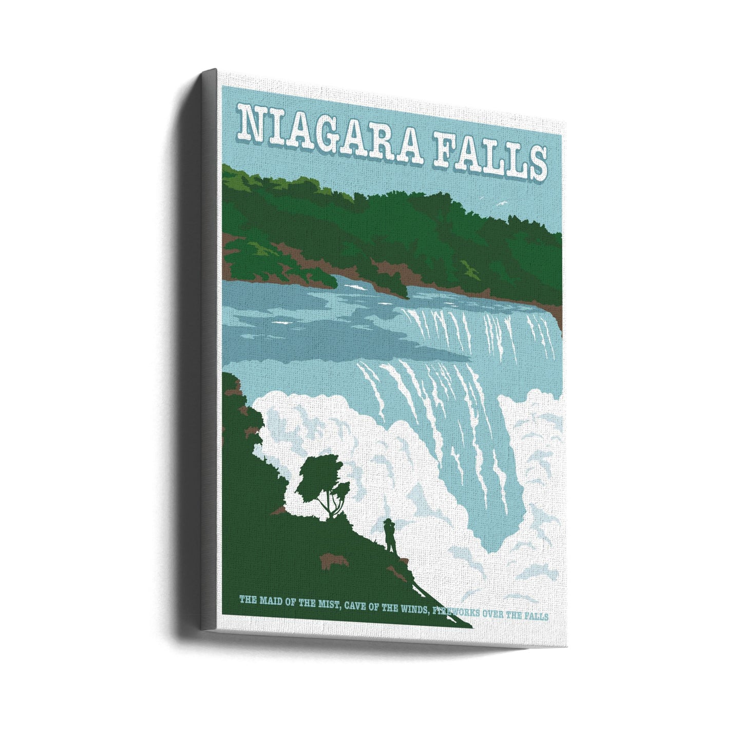Niagara Falls Rejseprint | Lærredsbilleder