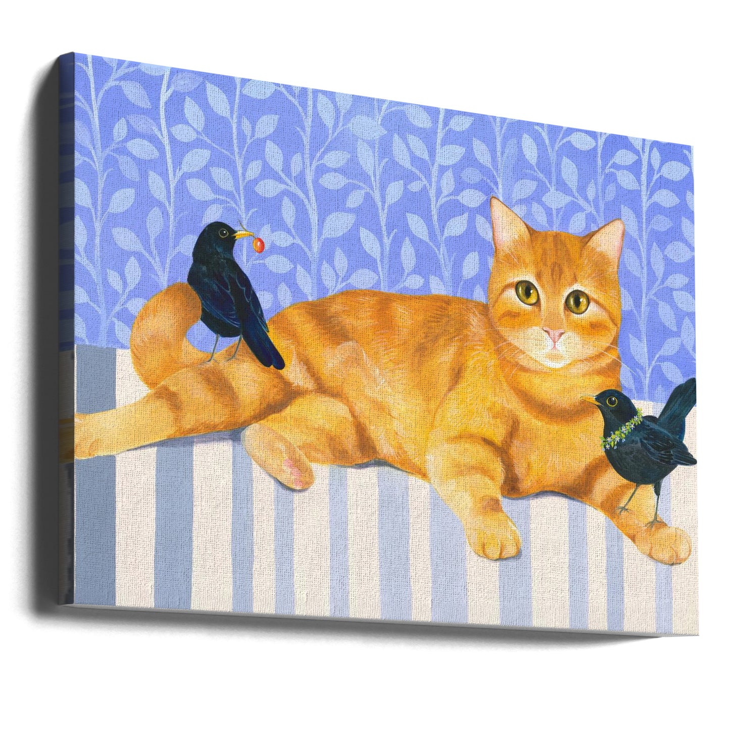Relaxed Orange Tabby Cat | Canvas