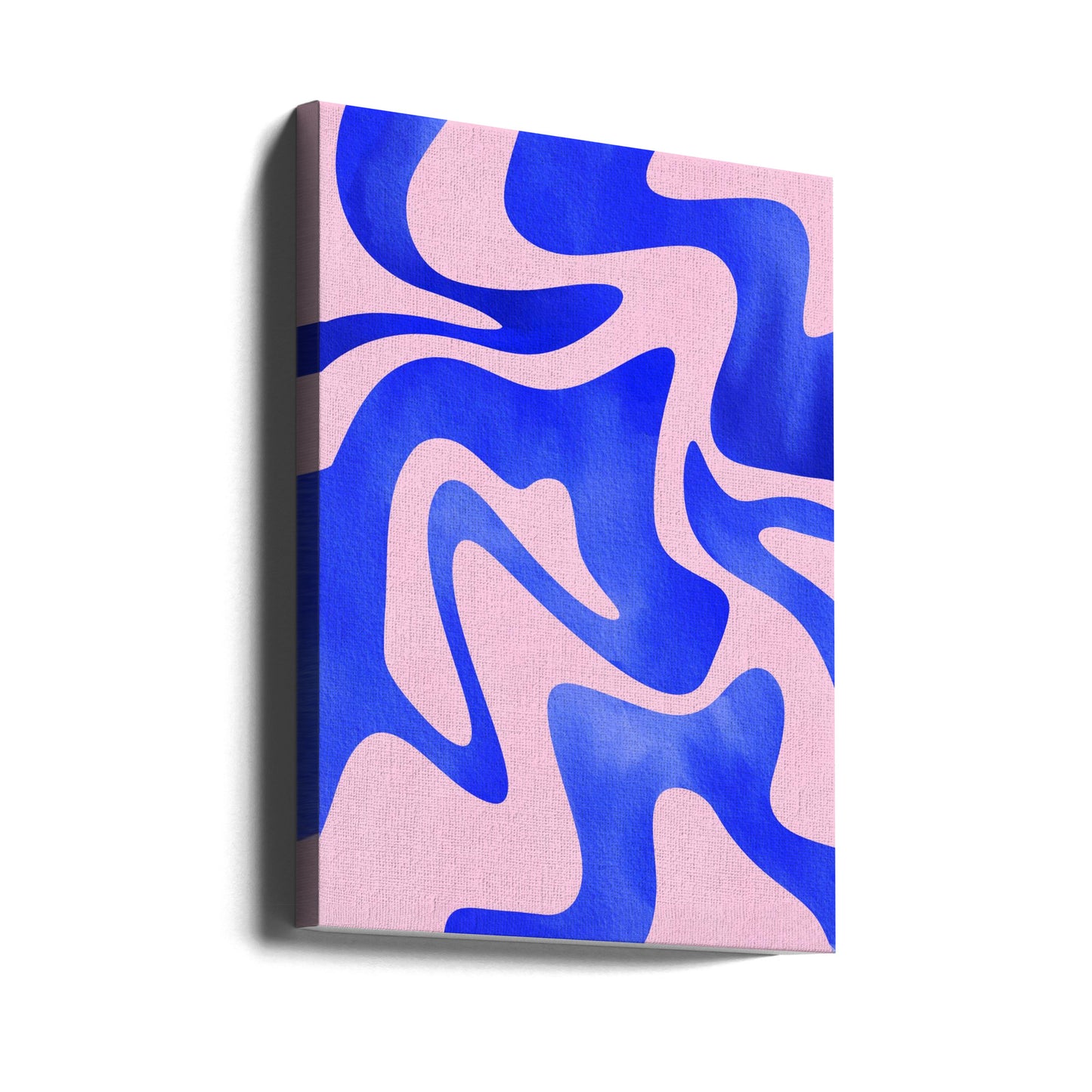 Vague bleue abstraite | Tableaux sur Toile
