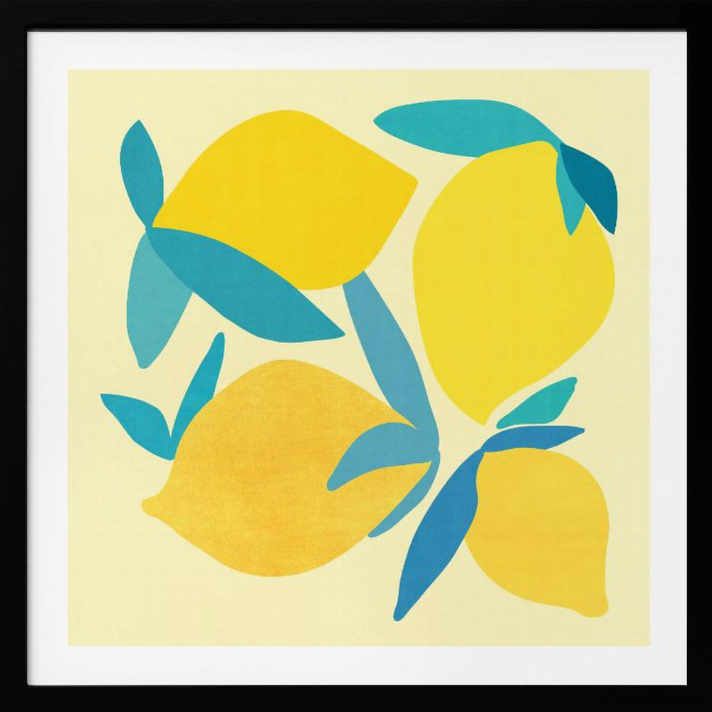 Formas de limón 2 | Posters - Impresiones de Arte