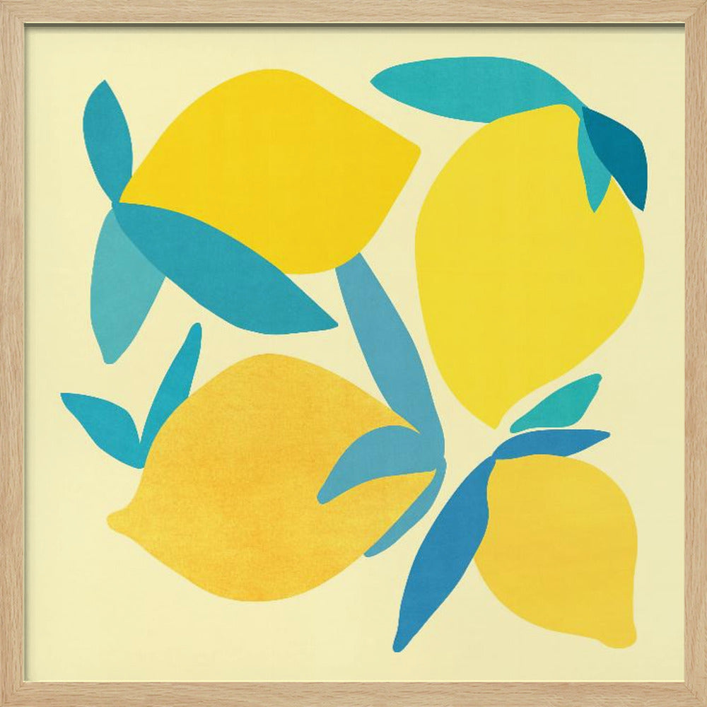 Formas de limón 2 | Posters - Impresiones de Arte