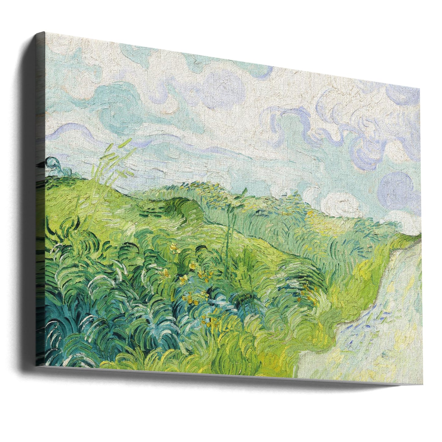 Vihreät vehnäpellot, Auvers (1890), Vincent van Gogh | Canvastaulut