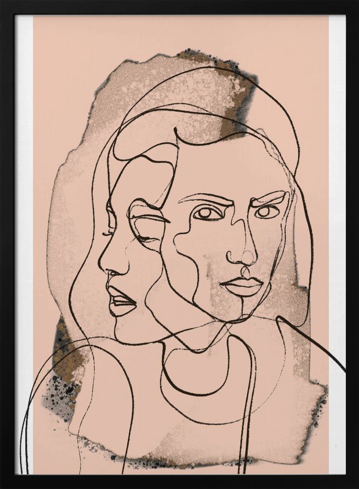 Dualität in Linien | Poster