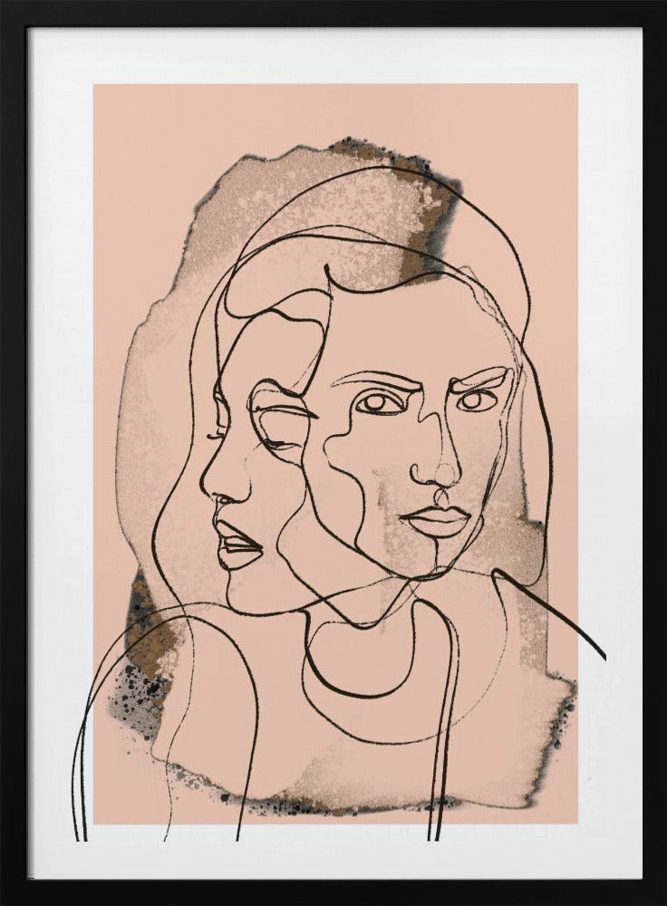 Dualität in Linien | Poster