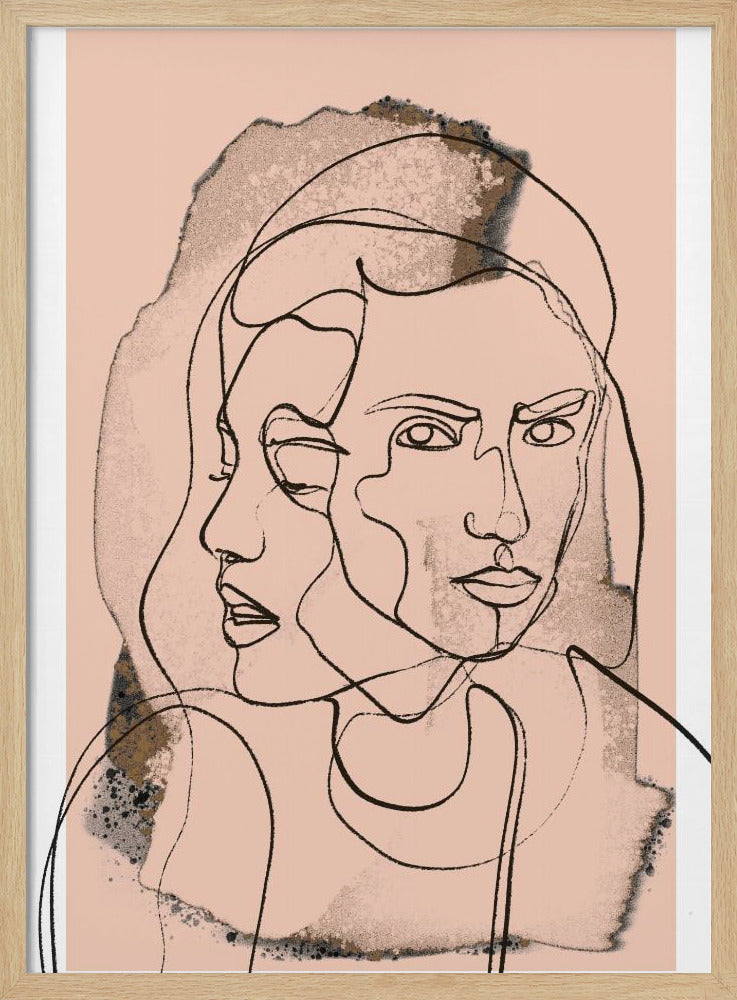 Dualität in Linien | Poster