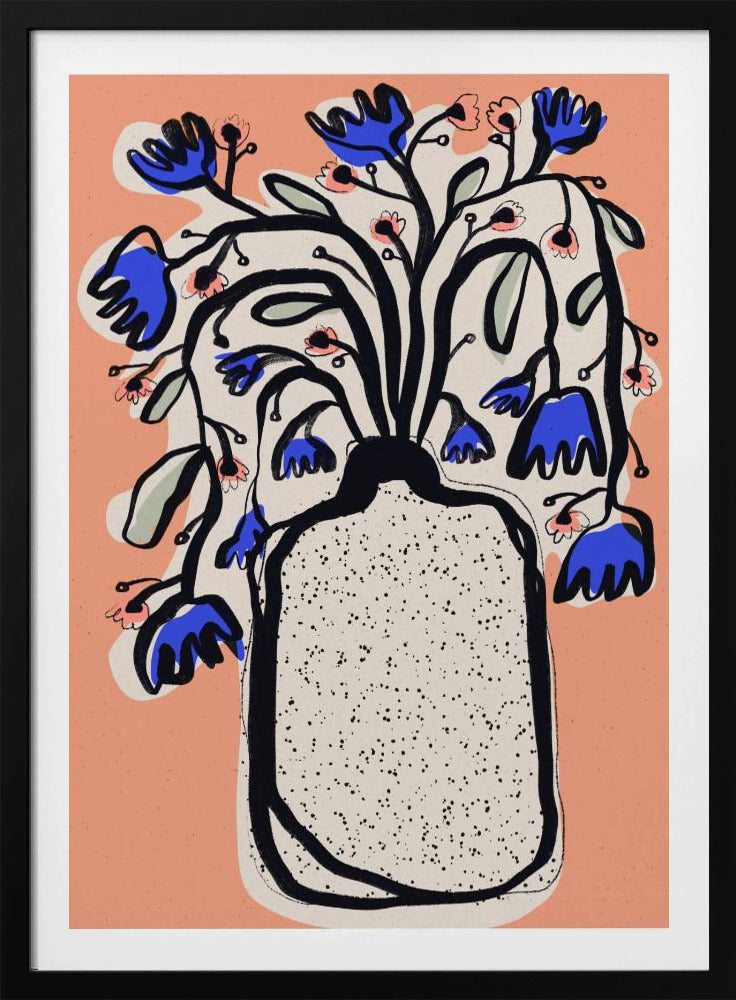 Schöner Blumenstrauß (Pfirsich) | Poster