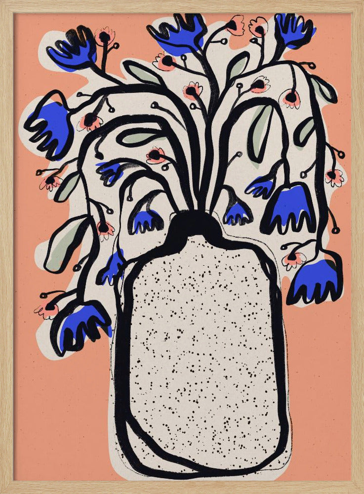 Schöner Blumenstrauß (Pfirsich) | Poster