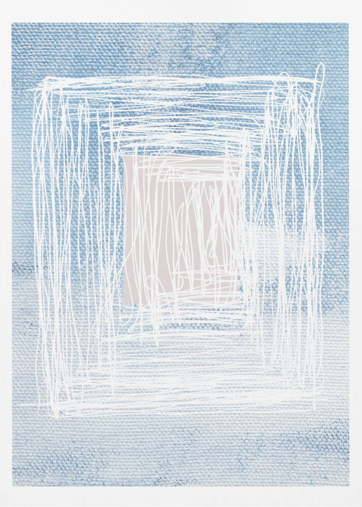 Motifs linéaires blancs à design géométrique | Affiches