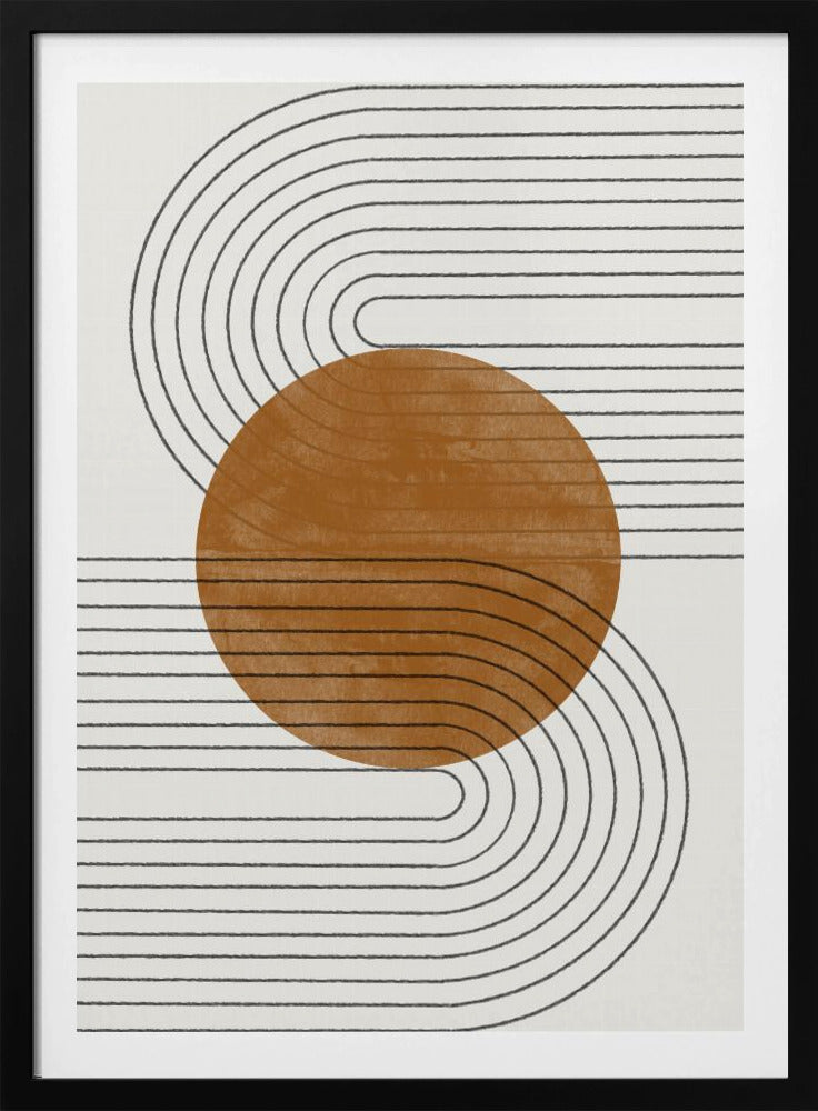 Equilibrio Beige y Marrón No.3 | Posters - Impresiones de Arte