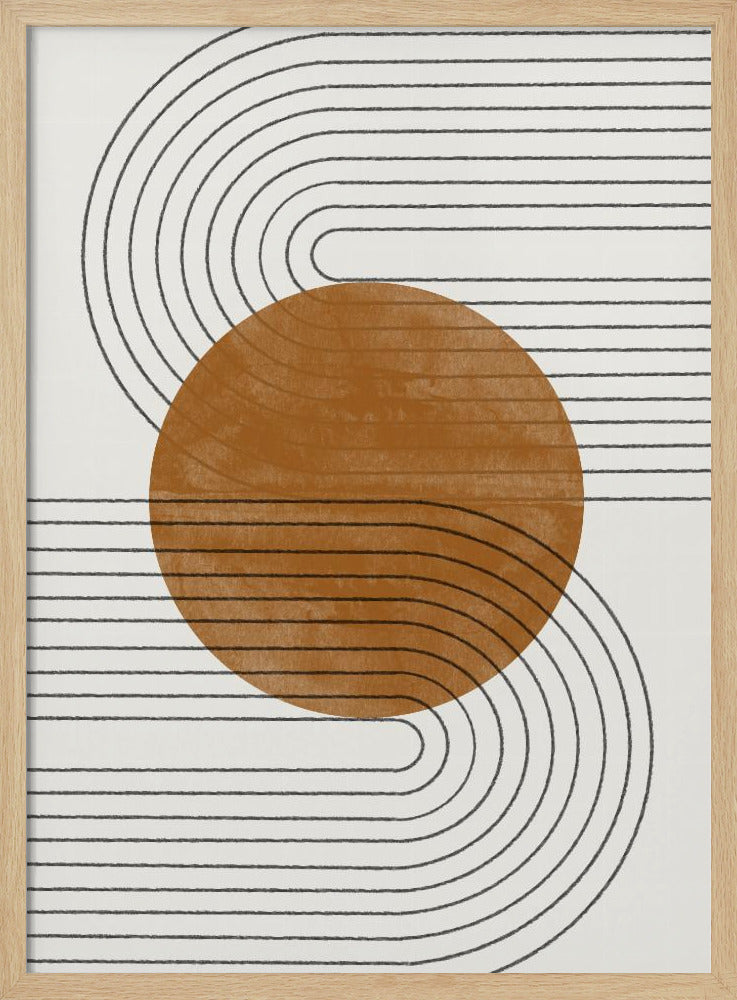 Equilibrio Beige y Marrón No.3 | Posters - Impresiones de Arte