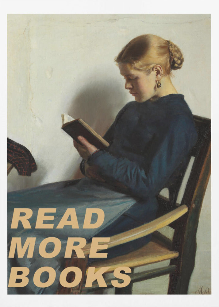 Lire plus de livres | Affiche
