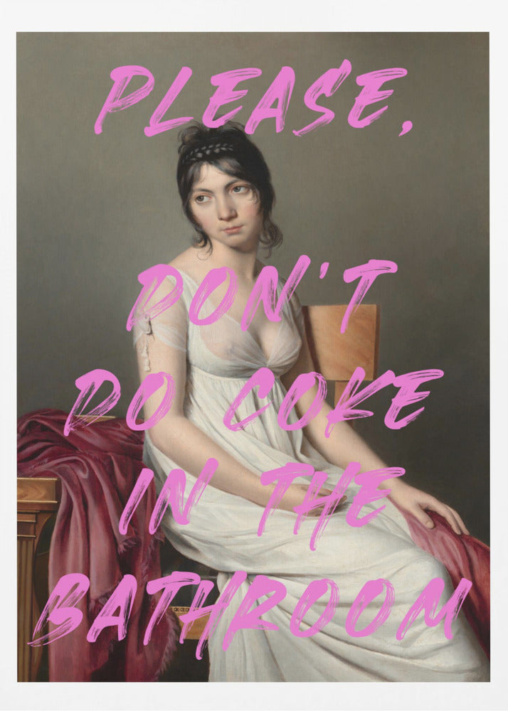 S'il vous plaît, ne consommez pas de cocaïne dans les toilettes | Affiches