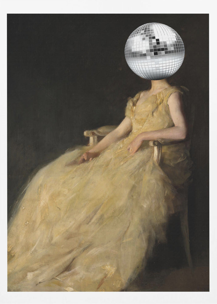 Collage vintage Disco Head | Affiches