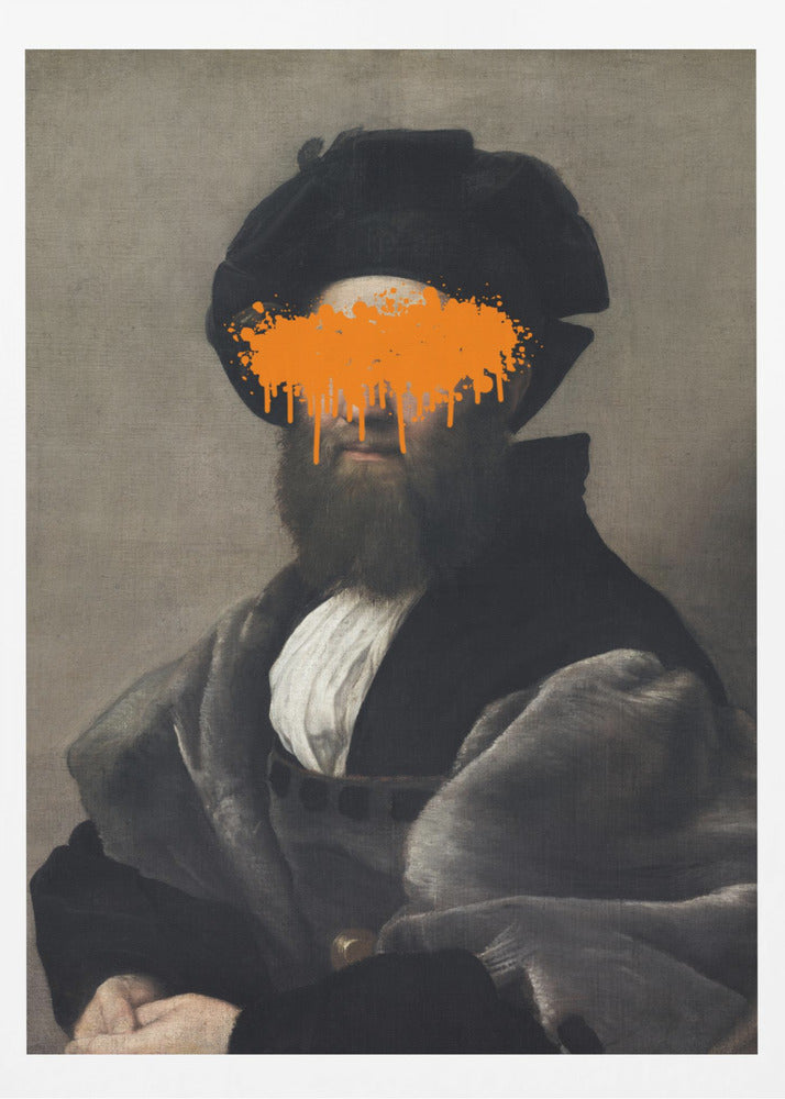 Orange Vandal Splash | Affiche