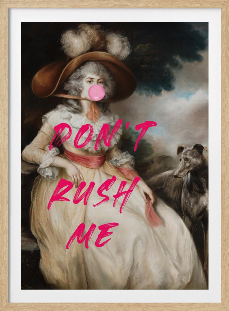 Don't Ruch Me / Altered Bubble Gum Collage | Poster